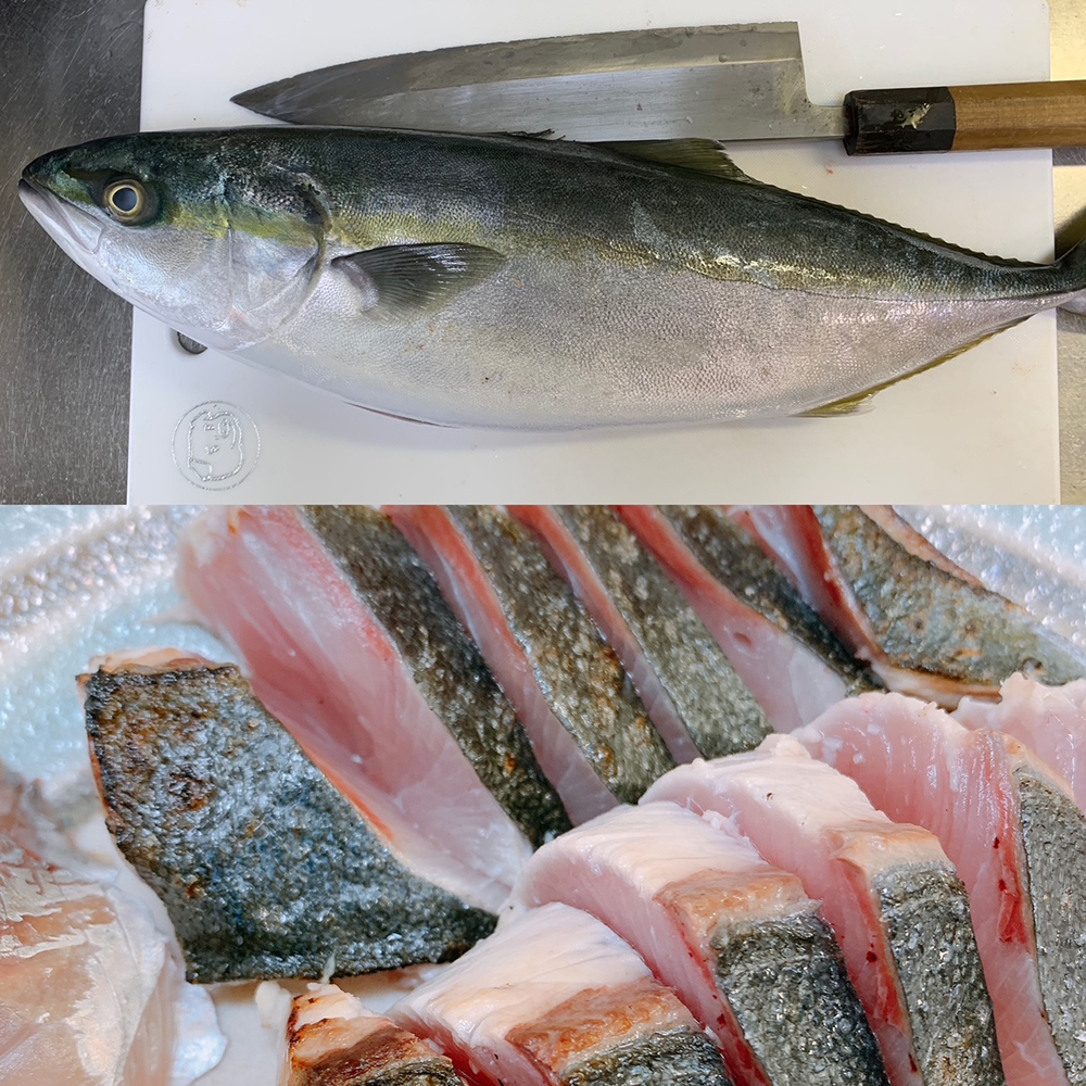 ぶりの刺身