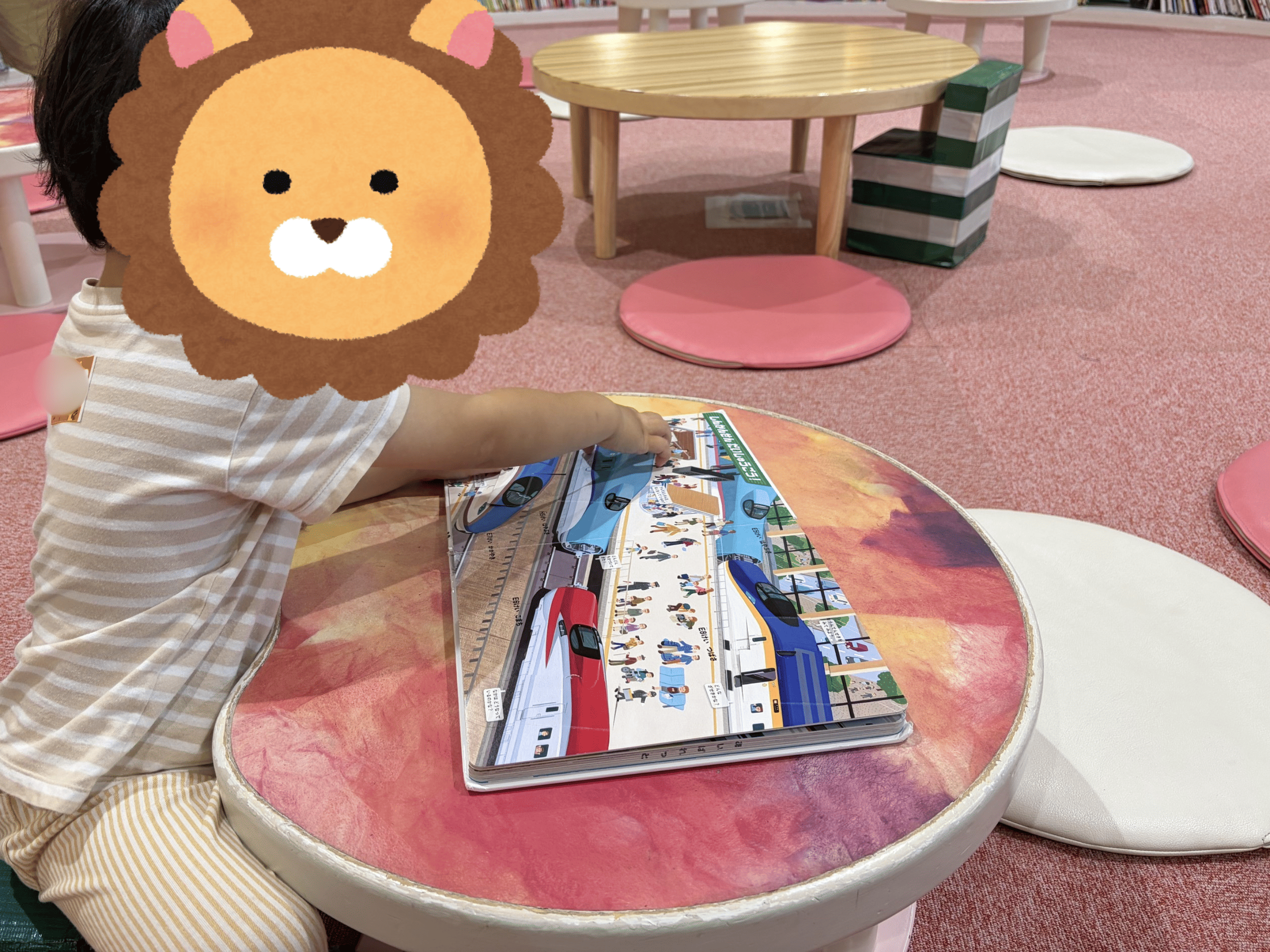 おもちゃや絵本が充実！