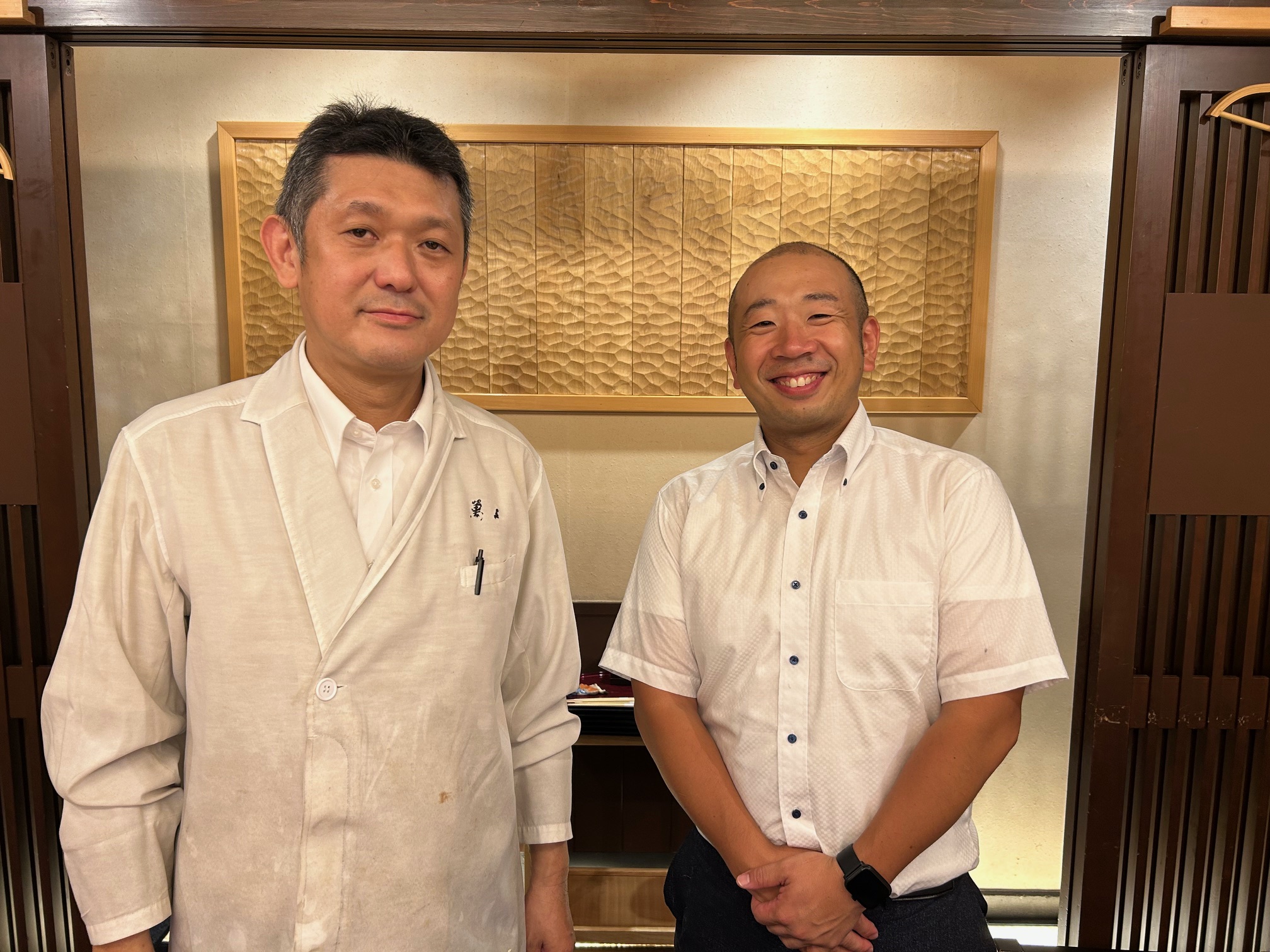 鰻と天ぷら、二本柱の想い